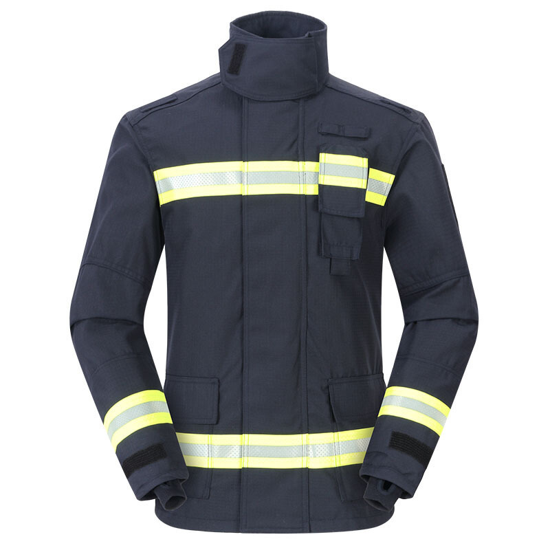 Hot Sale  Aramid Fighting Jacket Fire Fighting Suit for Fireman Flame Retardant Firefighting suit