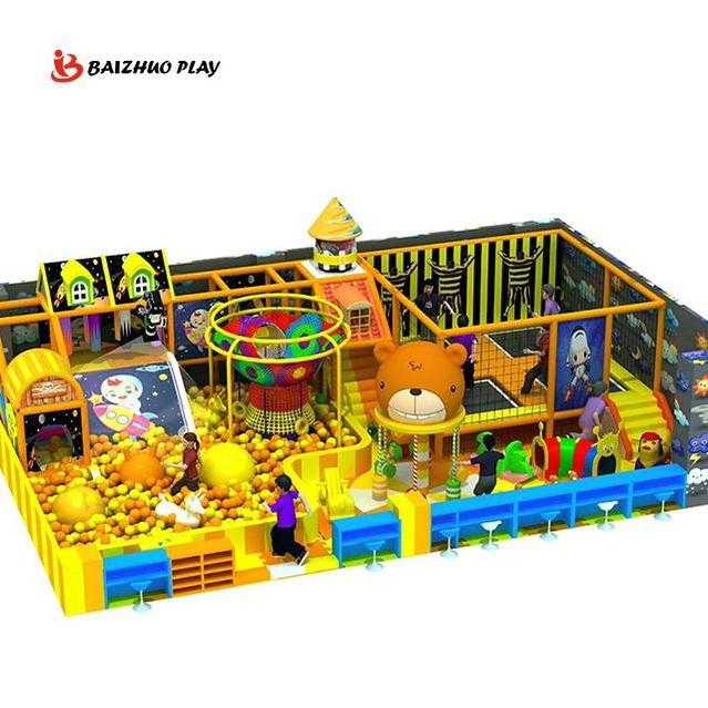 Playground Indoor Play Equipment Set For Sale Environmental Protection Low Price Oem/Odm Bungee Jump Small Trampoline