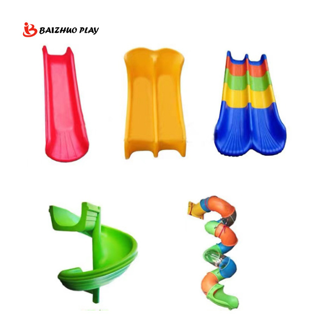 S-shaped plastic slide Outdoor playground kids and adult plastic  slide for sale  Baby Playground Equipment Set