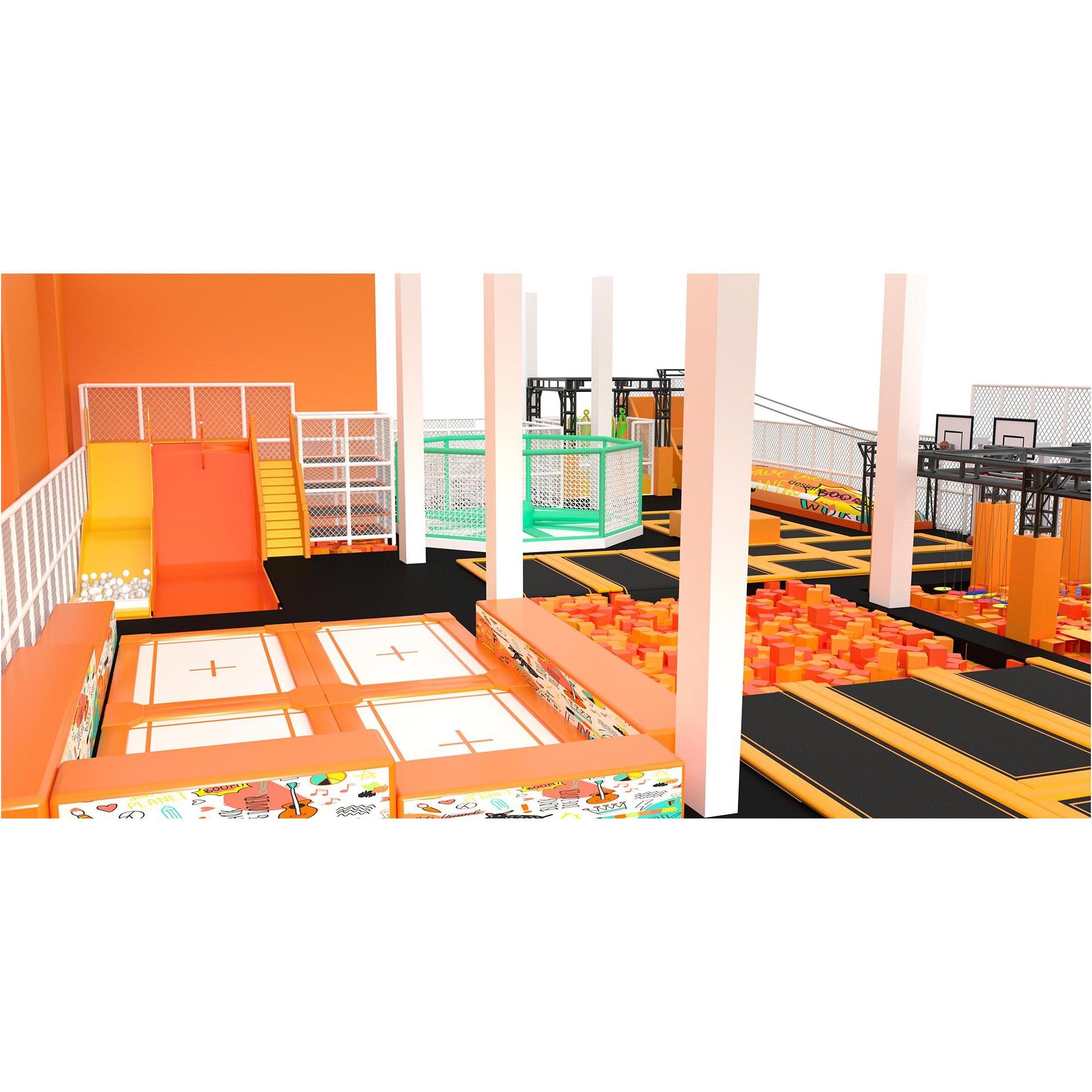 Trampoline Kids Outdoor Indoor Playground Equipment Used Good Quality Hot Sale Soft Portable Trampoline Basketball Hoop For Kids