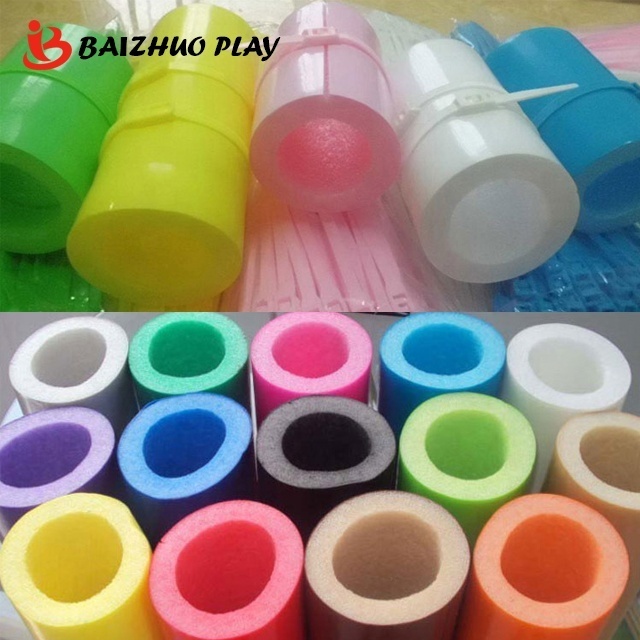 spare parts color pvc pipe foam pipe covers Trampoline fence Fire pipe  Indoor playground