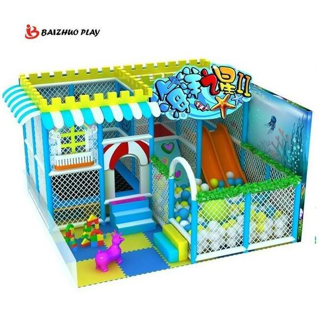 Playground Indoor Play Equipment Set For Sale Environmental Protection Low Price Oem/Odm Bungee Jump Small Trampoline