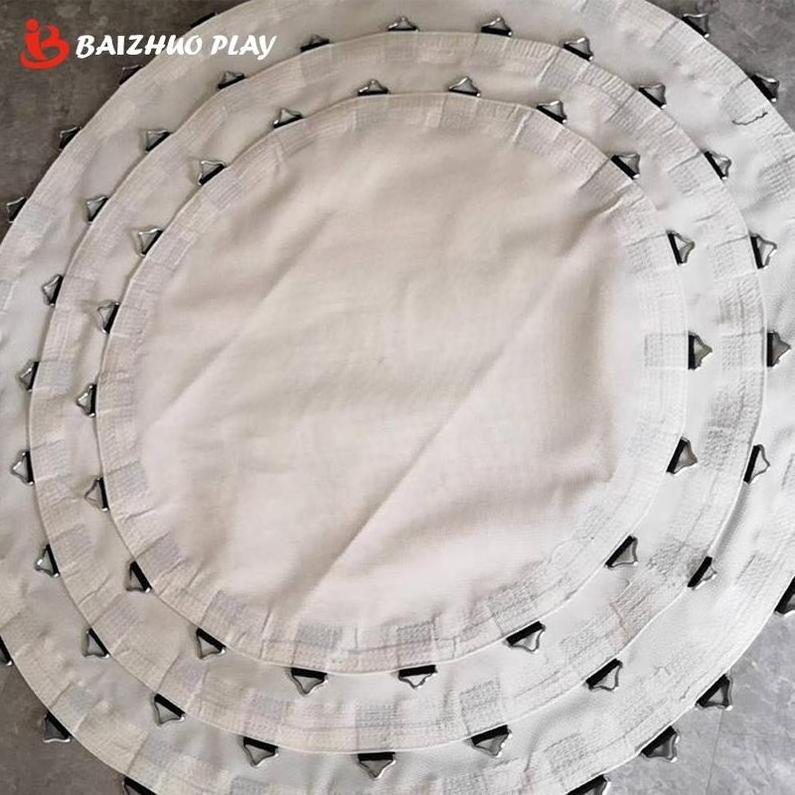 Trampoline Fitness Jumping white trampoline mat Area New Fashion Oem/Odm Eco Friendly Park With Roof Trampoline Big Size