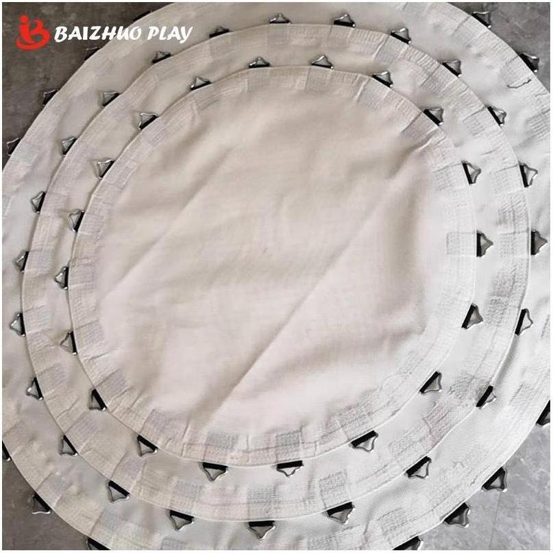 Trampoline Fitness Jumping white trampoline mat Area New Fashion Oem/Odm Eco Friendly Park With Roof Trampoline Big Size