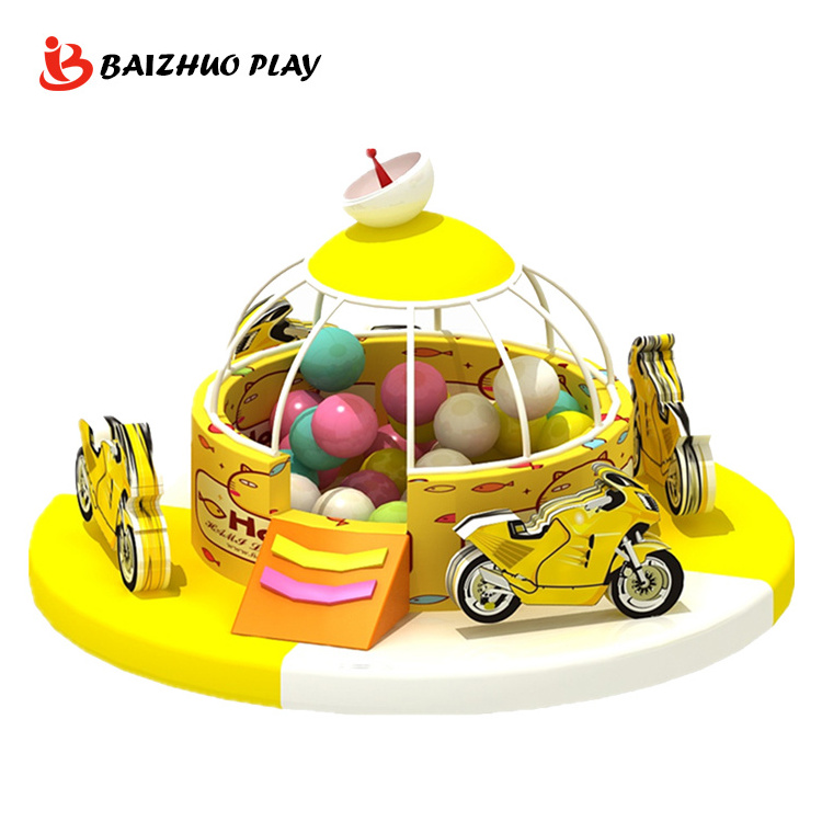 octopus electric  kids amusement games soft play  electric carousel kids toy  equipment  indoor playground