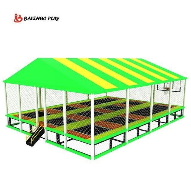 Trampoline Kids Outdoor Indoor Playground Equipment Used Sale High Quality New Arrivals For Sale Camas Elastica Trampolin