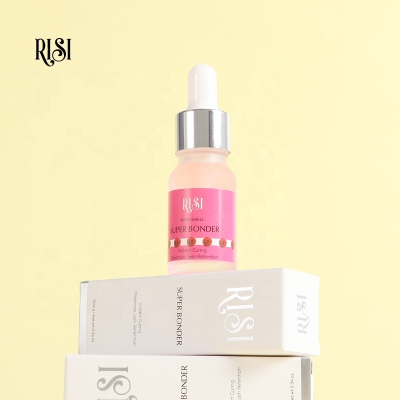 RISI 15 ml Medical Grade Long Lasting Lash Super Bonder Of Eyelash Extension Packaging Custom