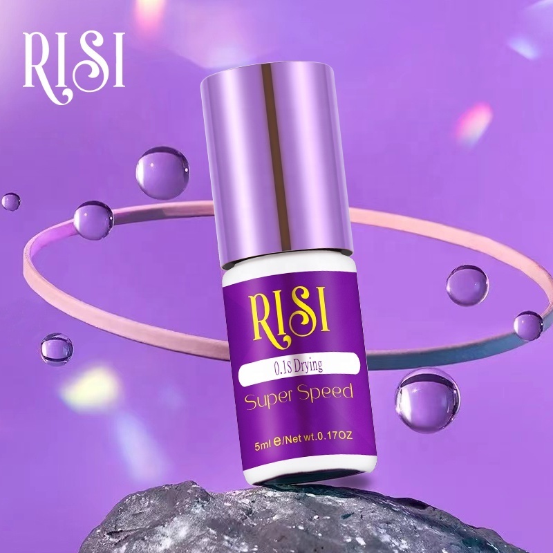 RISI Volume Lash Extension Adhesive With 6-8weeks Retention Super Speed Eyelash Extensions Glue Factory Sell Eyelash Glue