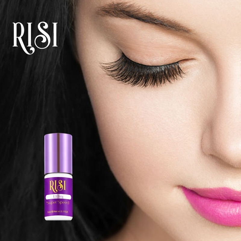 RISI Volume Lash Extension Adhesive With 6-8weeks Retention Super Speed Eyelash Extensions Glue Factory Sell Eyelash Glue