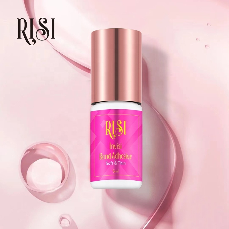 RISI 1-2s Super Fast Drying Perfect Formaldehyde Free Oil Resistant Invisi Eyelash Adhesive Glue For Eyelash