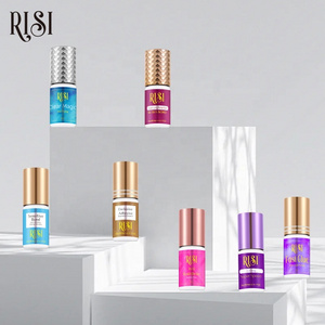 RISI Eyelash Extension Glue Lashes Private Label Volume Lash Glue Strong Bonding Up To 8-10 Weeks Eyelash Glue