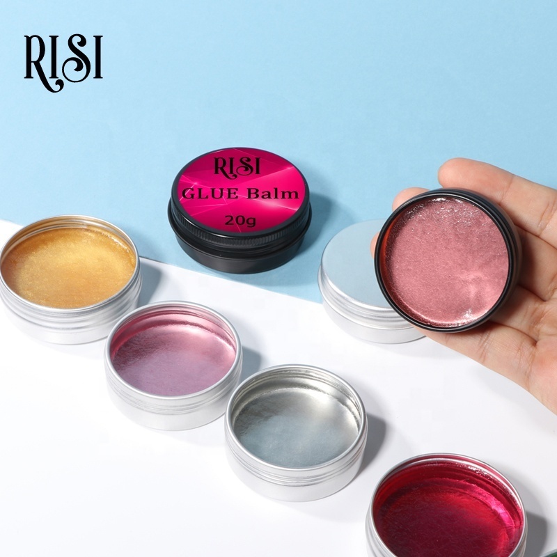 RISI Factory Sale Private Lash Glue Wax Balm Strong No Stimulation EyeLash Lifting Glue Lash Lift Balm For Eyelash Lift Perming