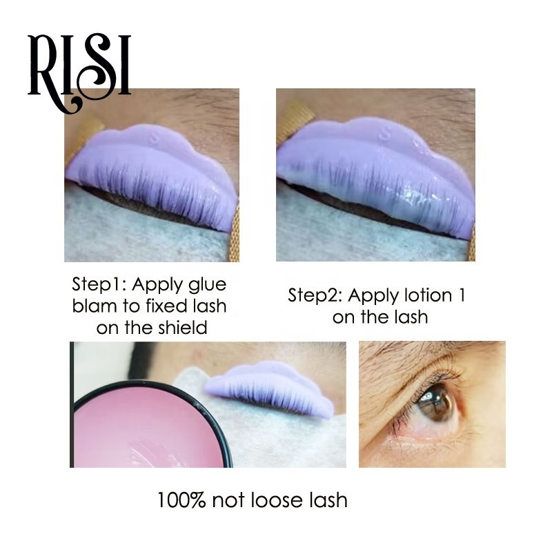 RISI Soft Gel  Strong Fixed Lash Lift Glue Balm Private Label Lash Lifting Adhesive For Perm Glue Balm Lash Glue Wax Balm