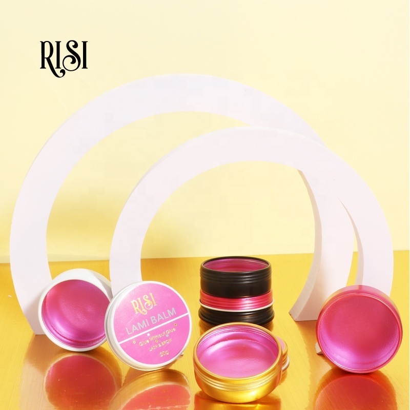 RISI Top Quality Eyelash Lifting Fast Fixation Glue Balm Lash Lift  Vegan Strong Sticky Lash Lift Glue Balm