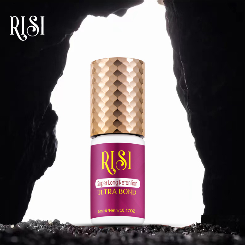 RISI Japan Made Reusable  Fast Dry Strong Hold 0.5 Second Lash Extensions Adhesive Glue  No Acrolyte