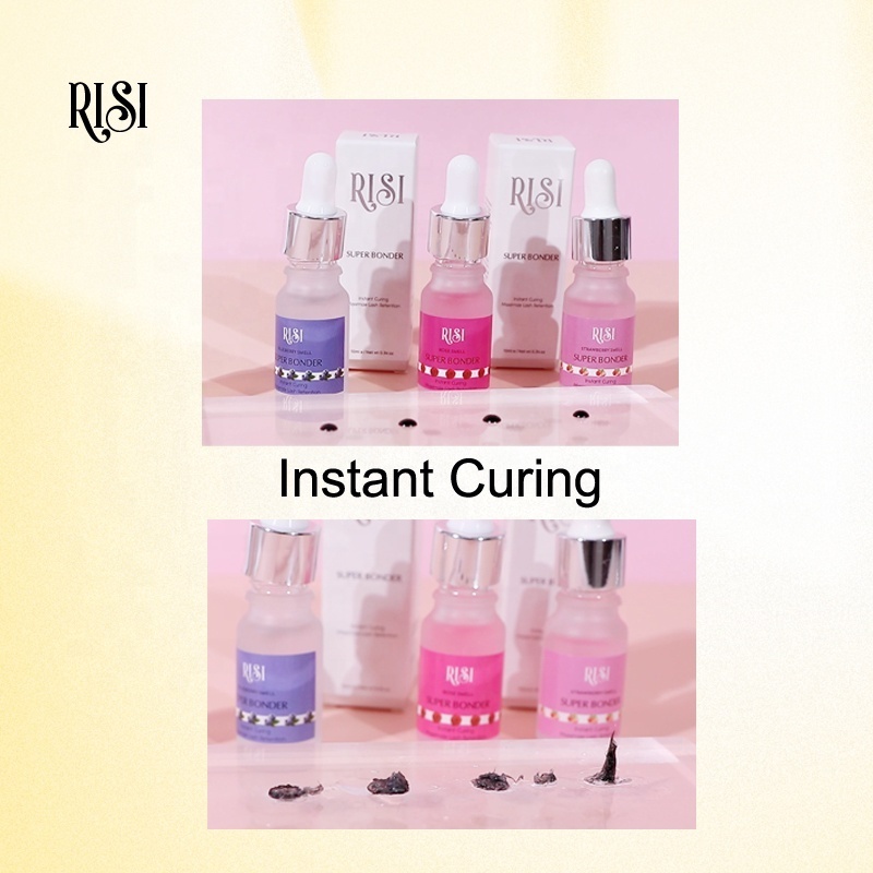 RISI Korean Improve Glue Bonding Medical Grade Super Bonder 15ml Eyelash Extension With Logo