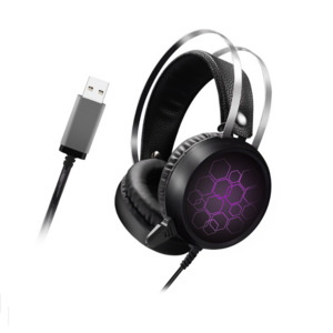 X1 usb7.1 RGB gaming earphone noise canceling gaming headphone headset with microphone