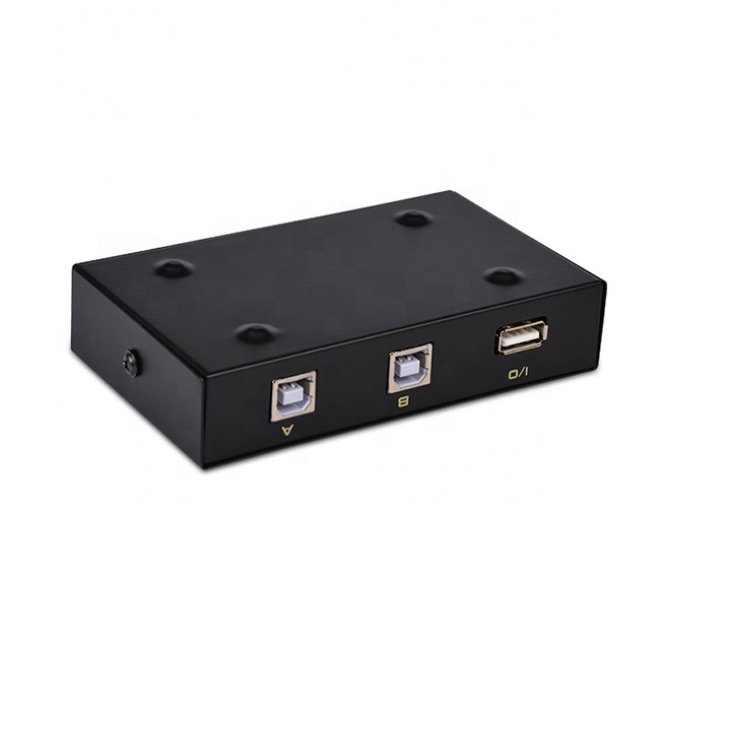 High compatibility usb2.0 2 Port usb switch FJ-1A2B Printer Sharing Switcher  2 input 1 output adapter