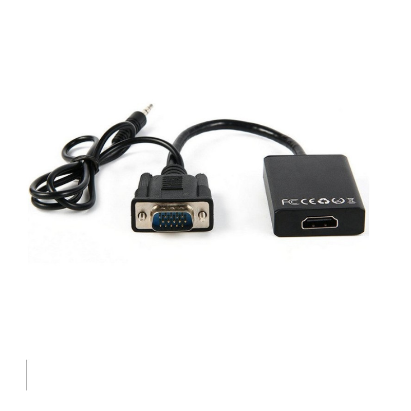 VGA to hd  Adapter with 3.5mm Audio and USB Charging cable VGA Male to HD Female Adaptor Converter cable