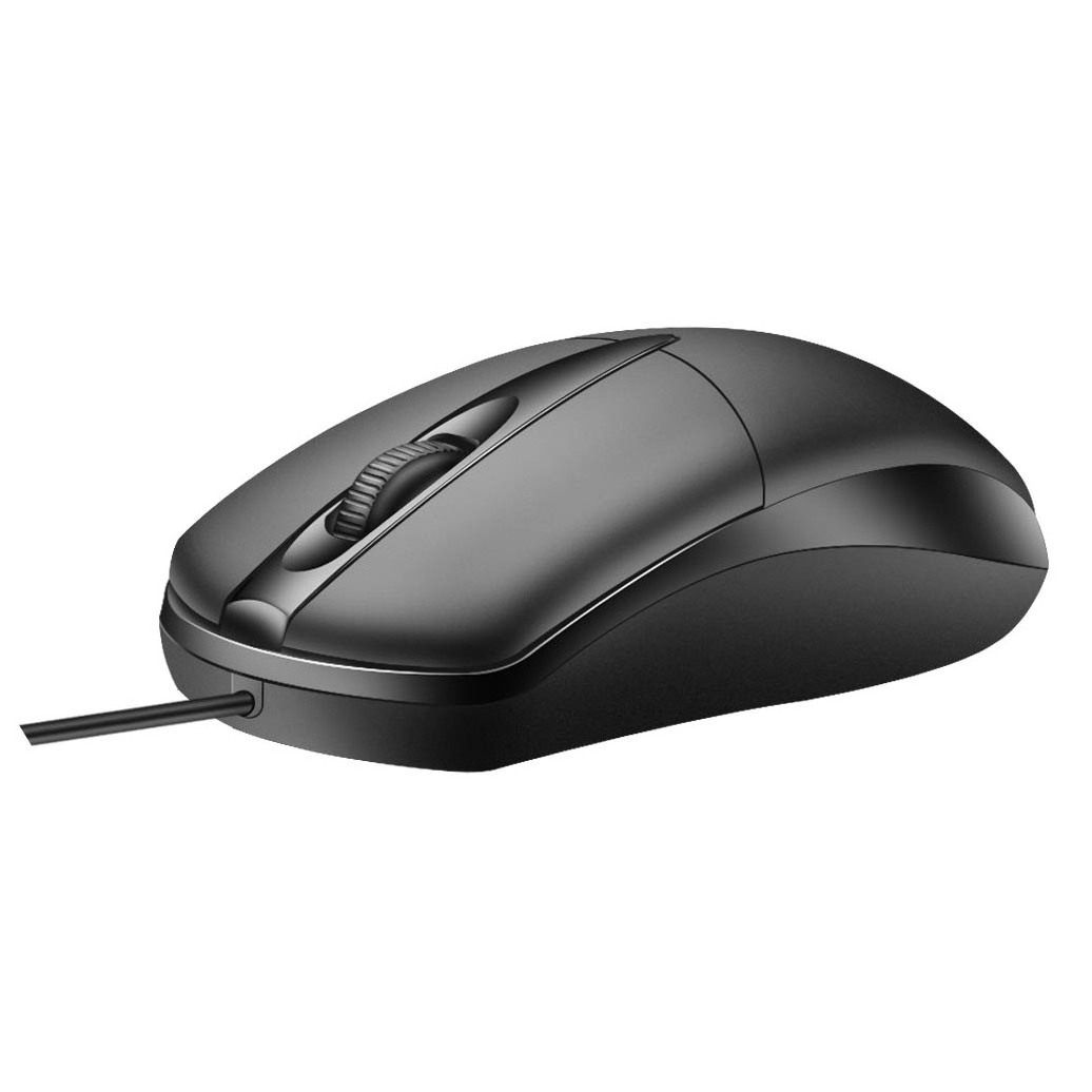 Wholesale DPI1200 ergonomic standard computer 3D USB wired optical mouse for office home gaming