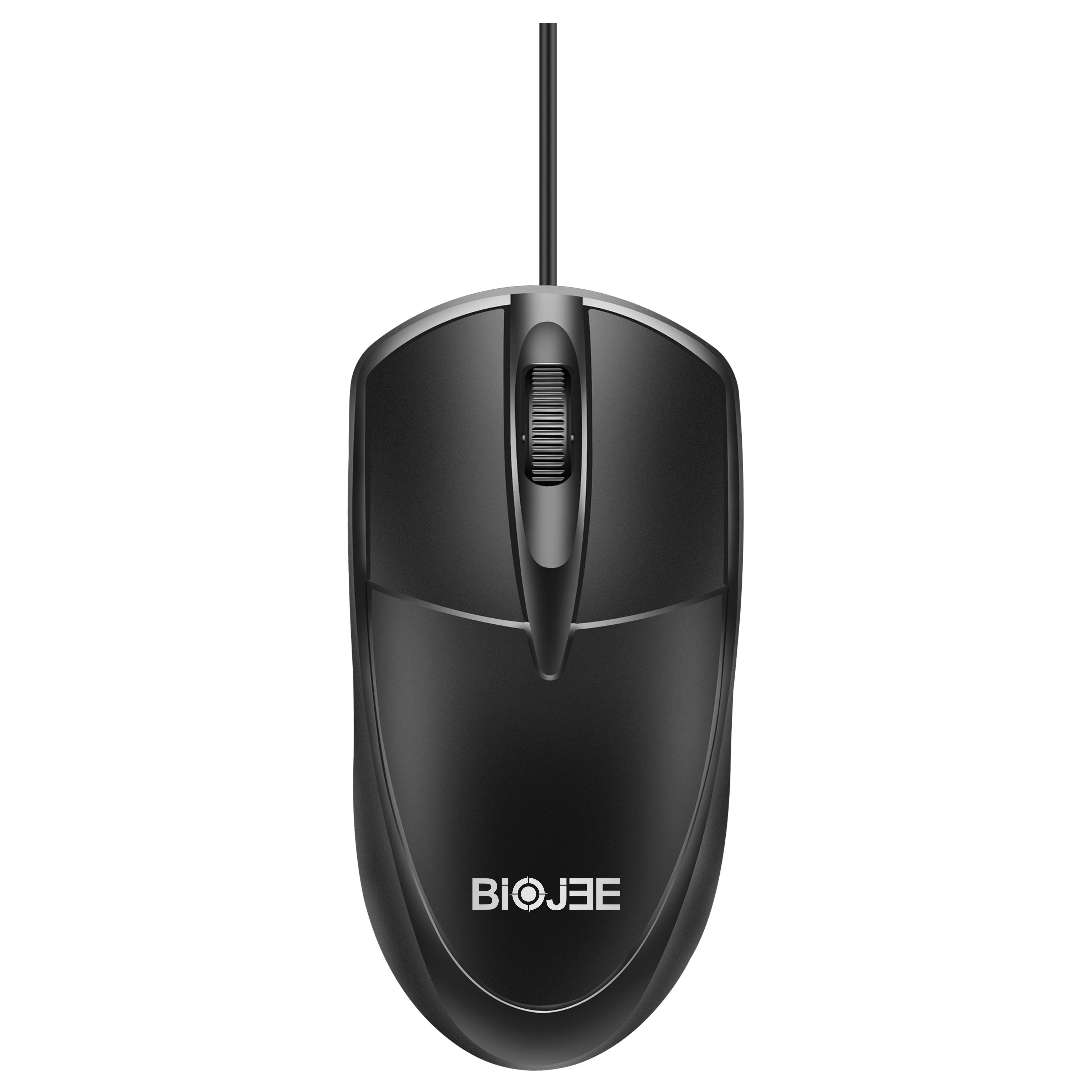 Wholesale DPI1200 ergonomic standard computer 3D USB wired optical mouse for office home gaming