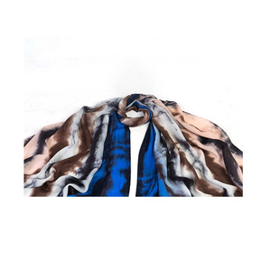 New Collection Top Quality Merino Light Weight Tie Dye Scarves for Women Ready To Export Bulk Quantity