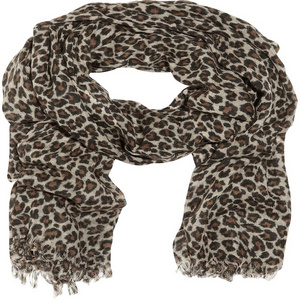 Sustainable Cashmere Scarves Shawl Stole Winter Women Warm Leopard Animal Printed Nepal Luxury Pure 100% Cashmere Scarf