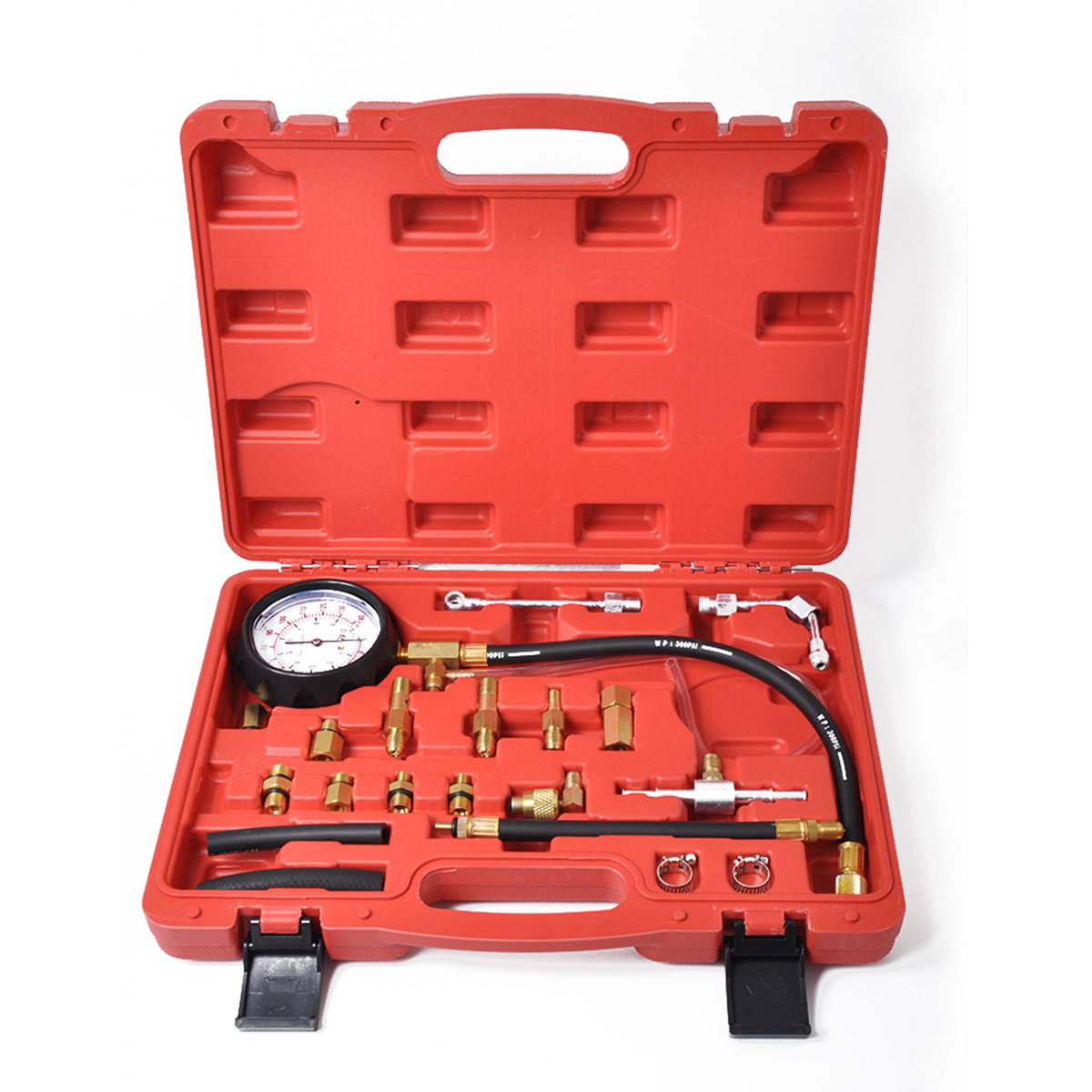 BAJUTU Wholesale Price  0-140PSI Fuel Injector Pressure Tester Gauge Kit TU-114 Tools for cars