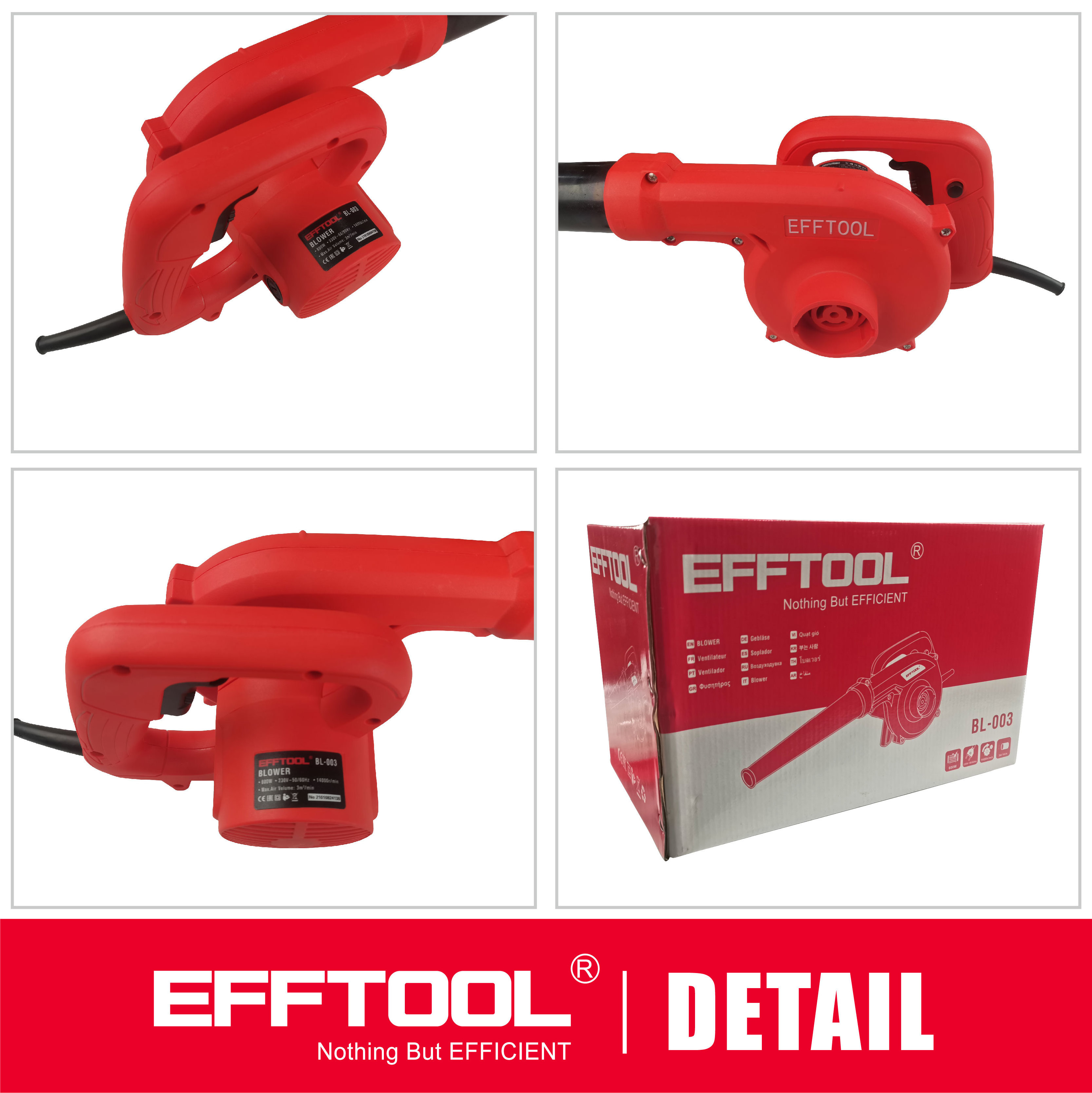 EFFTOOL Power Tool garden tool blowing machine blower-vacuum leaf blower electric Blower BL003 600w