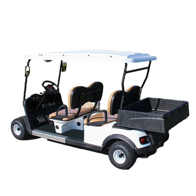 Luxury Club Car Golf Carts Electric 4 Seater With Cargo Box