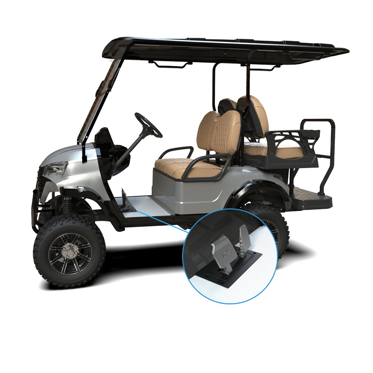 2+2 Seat Lifted 4 Passager Electric Golf Cart Caddy electric