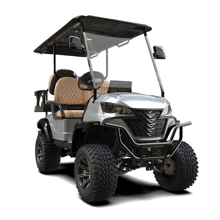 2+2 Seat Lifted 4 Passager Electric Golf Cart Caddy electric