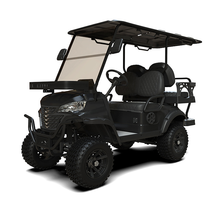 Cheap Chinese Black Knight G Luxury 2 4 6 Seat 72v Street Legal Electric Golf Carts For Adults