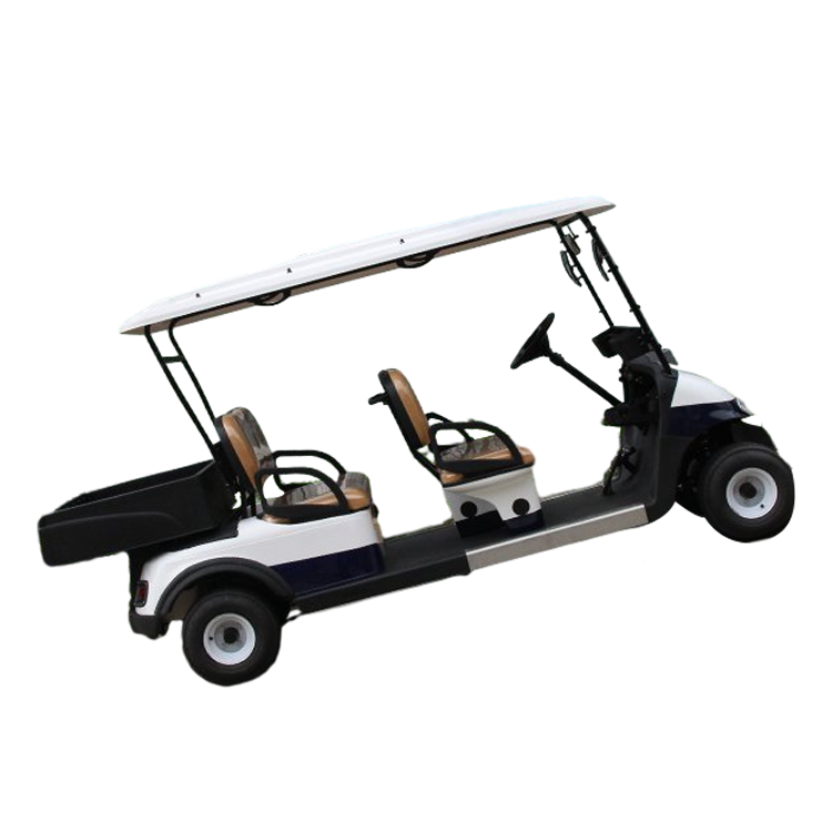 Luxury Club Car Golf Carts Electric 4 Seater With Cargo Box