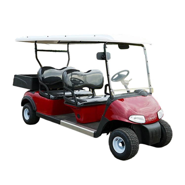 4 Seater New Golf Cart Electric Club Car With Cargo Box