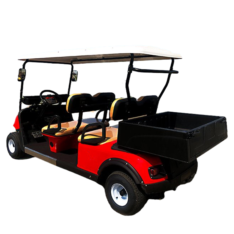 4 Seater New Golf Cart Electric Club Car With Cargo Box