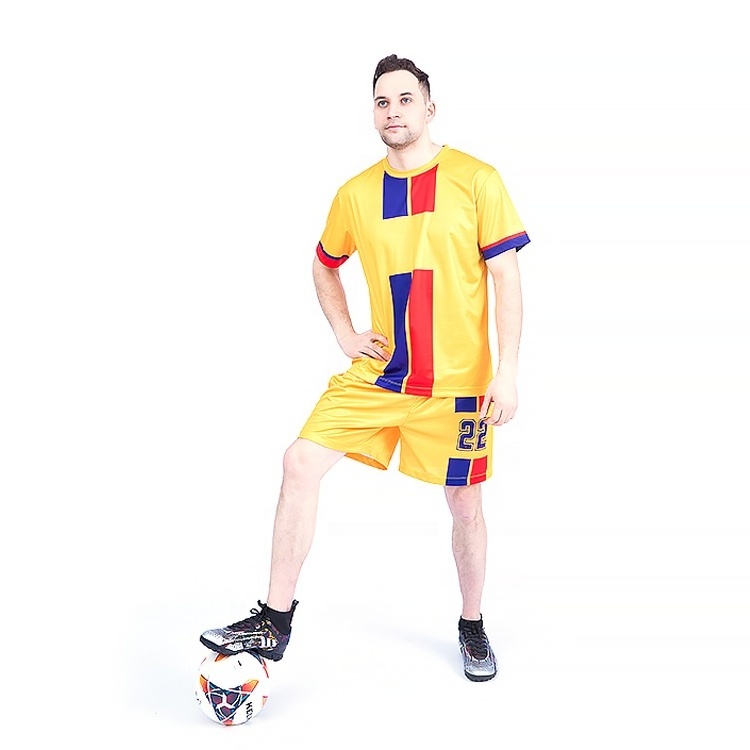 Customized Blank Soccer Kits Soccer Jersey T Shirt Wholesale Soccer Uniforms Customized