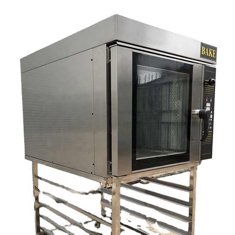 Bakery 8 Trays Electric Rotary Rack Oven Pizza Bread Making Machine Convection Gas 8 Pans Rotating Rack Oven Bakery Baking Ovens