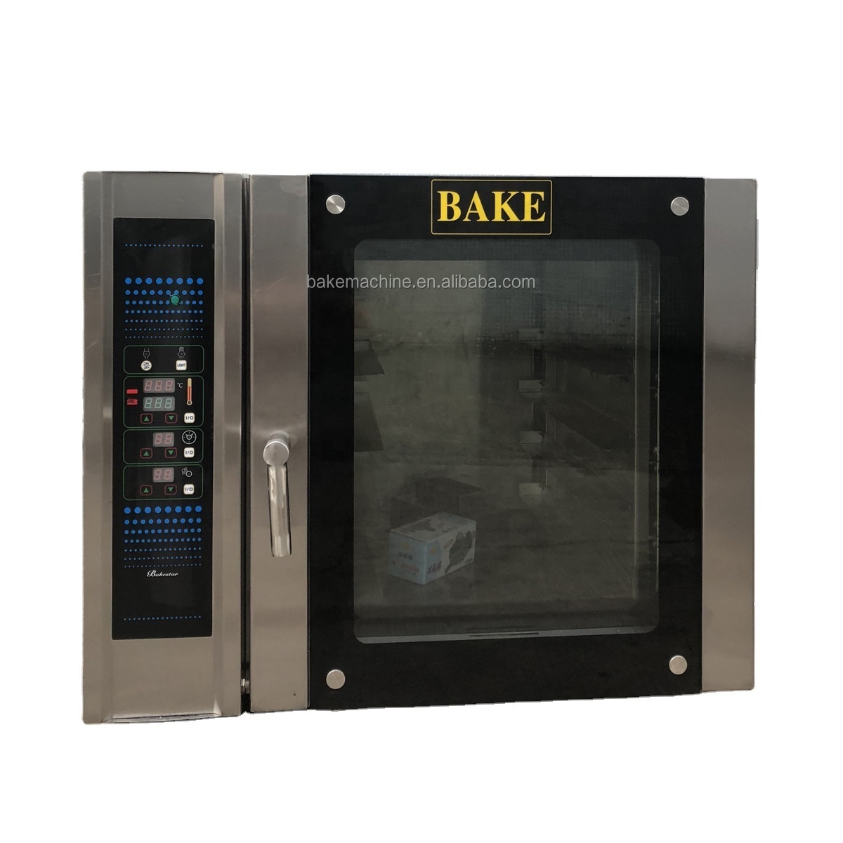 Bakery 8 Trays Electric Rotary Rack Oven Pizza Bread Making Machine Convection Gas 8 Pans Rotating Rack Oven Bakery Baking Ovens