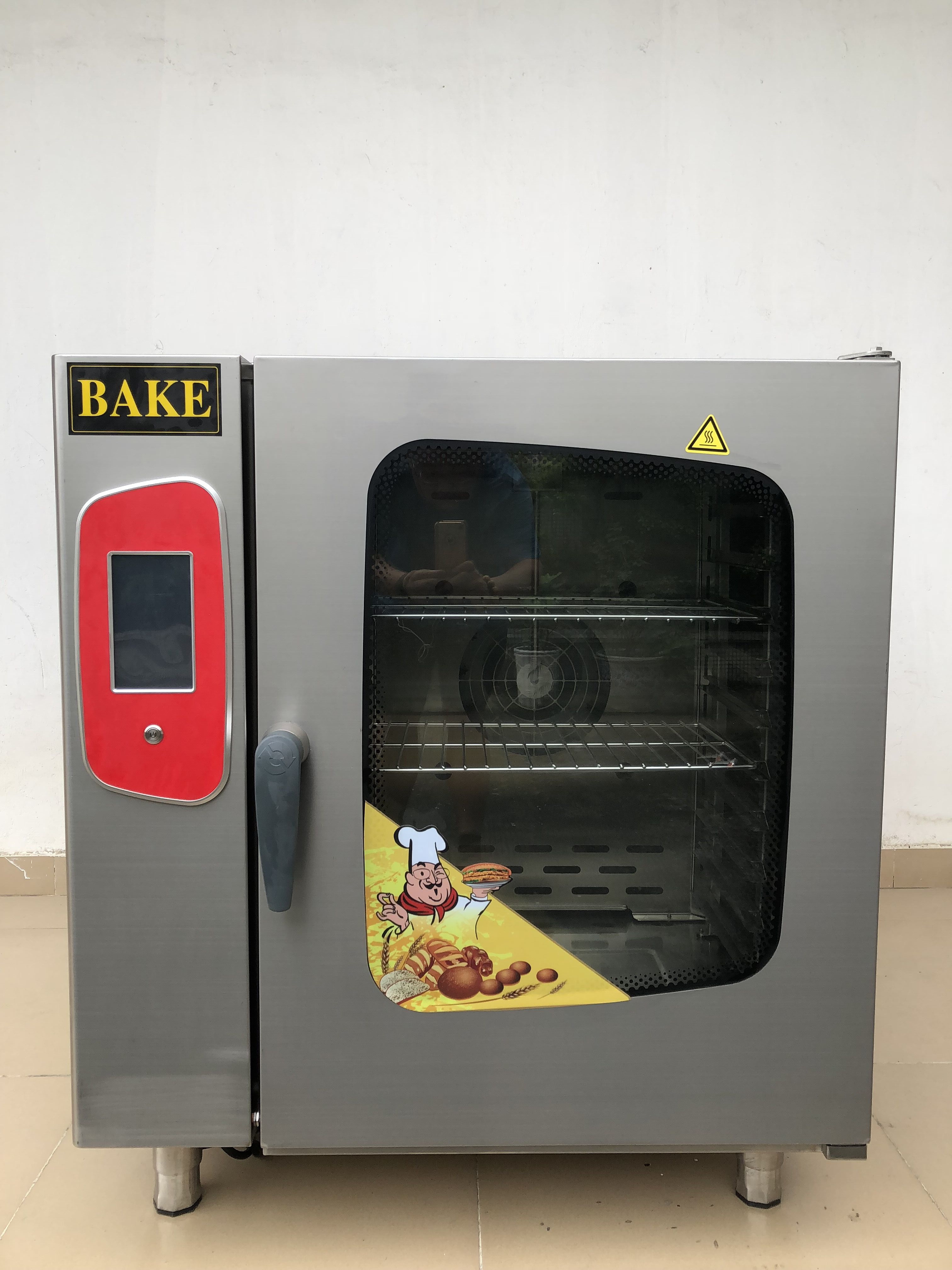 Automatic Multi-function oven/6 trays electric combi steam oven