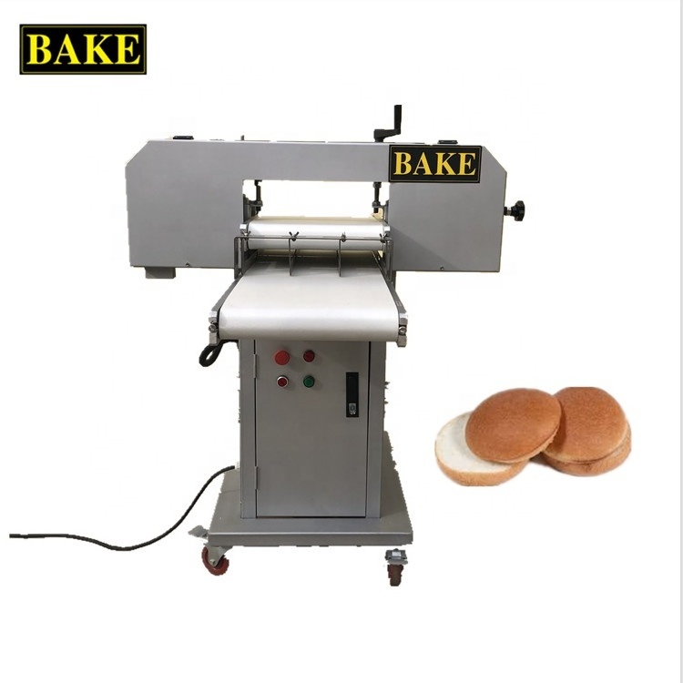 Top selling bakery factory use hamburger bun slicer