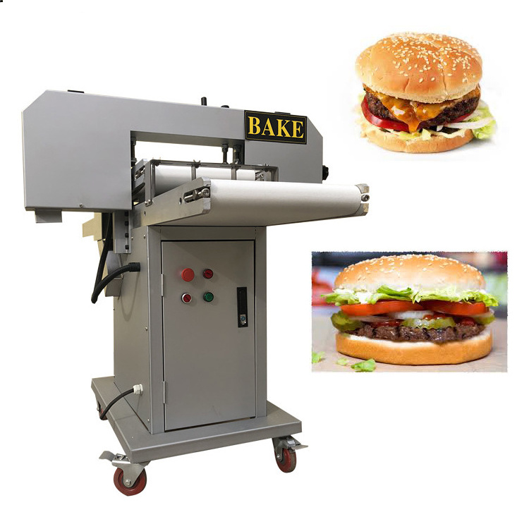 Bread Hamburger Cutter / bun slicer / bagel slicer bread slicer machine for hamburger bakery