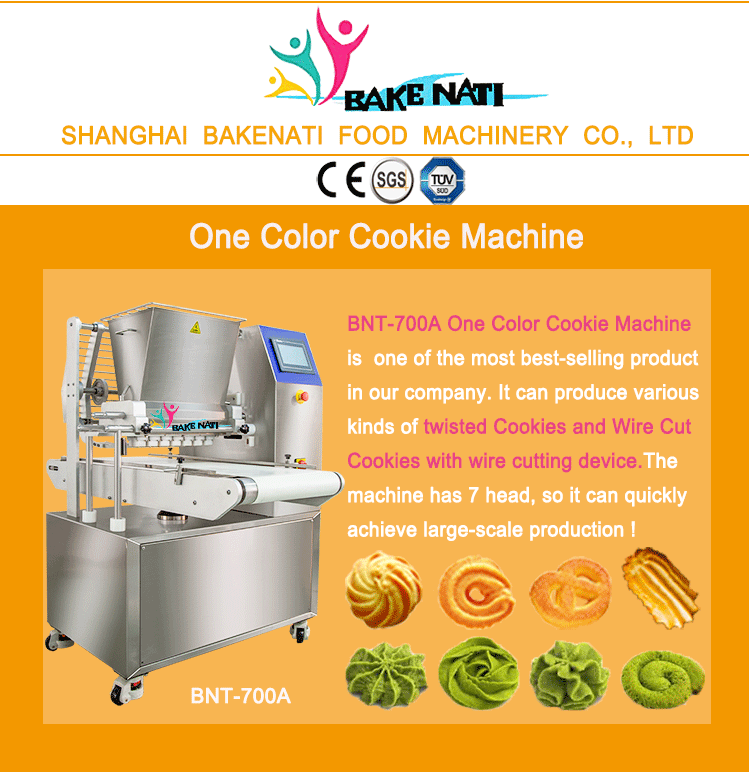 BNT-700A Commercial Cookie Depositor Machine Small Automatic Cookies Making Machine Fortune Cookies Machine