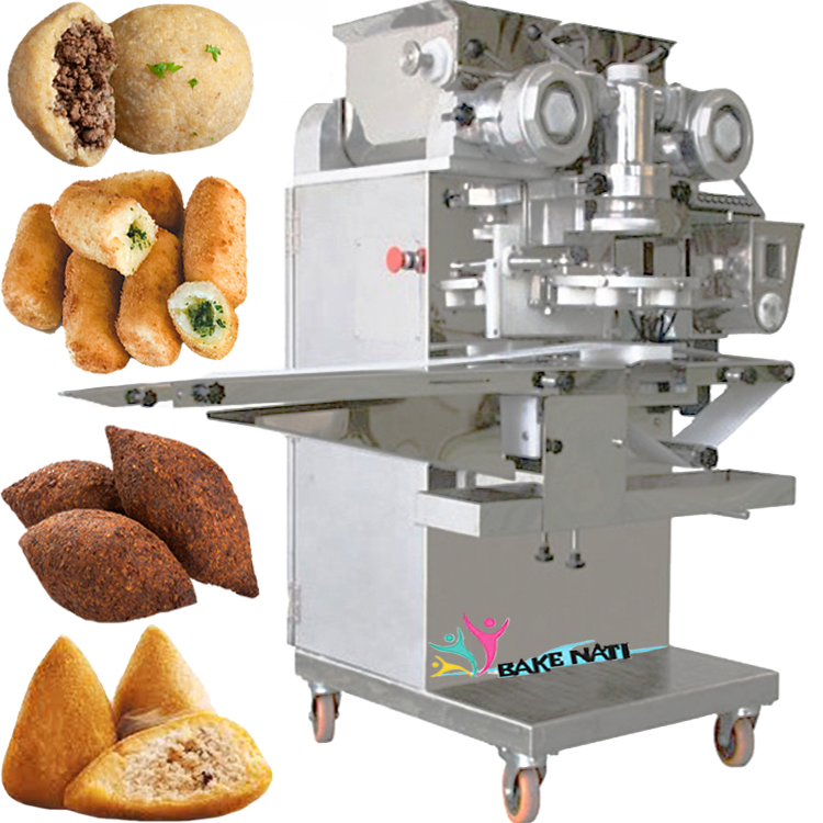 BNT-208 Multifunctional fully automatic kubba kibbeh kebbe maker encrusting machine falafel croquette coxinha making machine