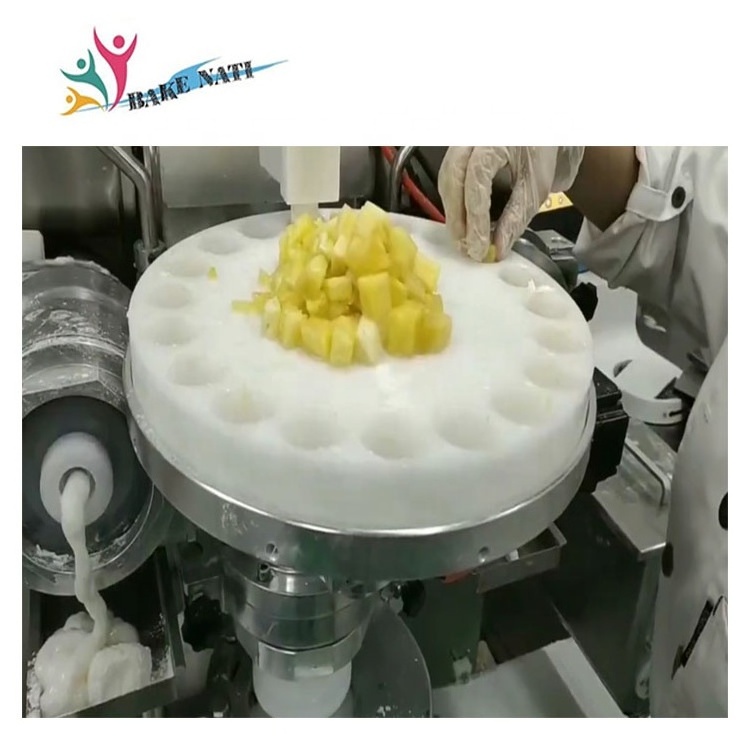 High Capacity Rheon  Automatic Fruit Inside Mochi Ice Cream Maker Encrusting Machine