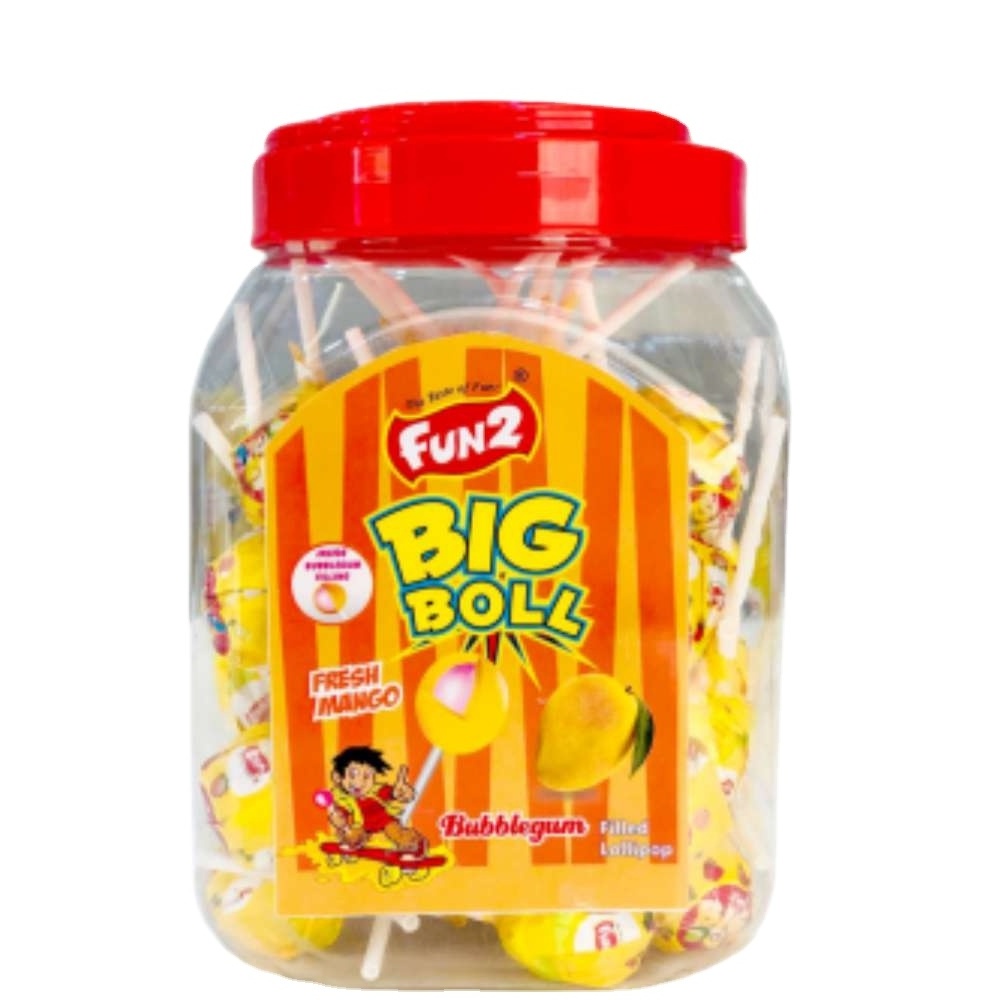 Lollipop (Inside Bubblegum)Jar Lollipops Candy Lollipops Sweet Multicoloured Hard Candy in good price