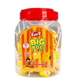 Lollipop (Inside Bubblegum)Jar Lollipops Candy Lollipops Sweet Multicoloured Hard Candy in good price