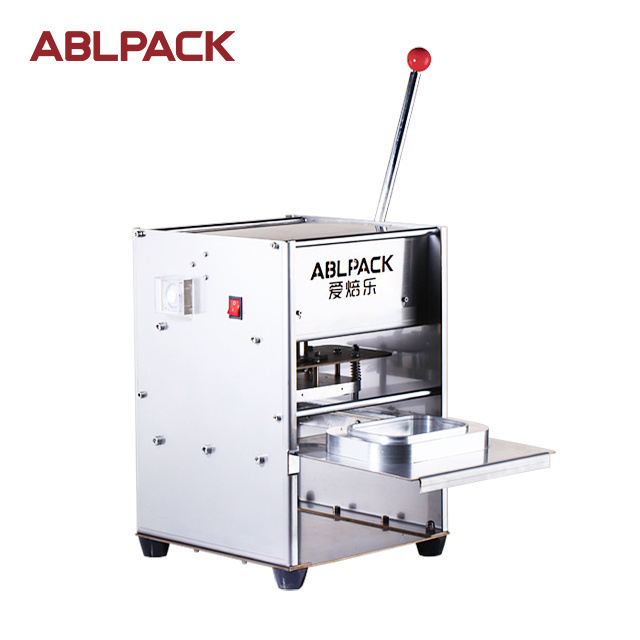 Manual Aluminum Foil Container Sealer Sealing Machine Fast Food Tray Lunch Box Disposable Aluminum Foil Tray Machine