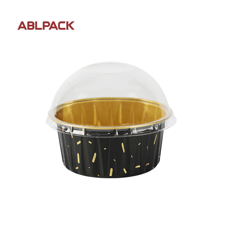 Aluminum Disposable Bakeware Baking Cups Food Machine Square Foil Baking Cups Food Containers