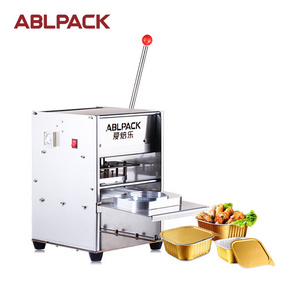 Manual Aluminum Foil Container Sealer Sealing Machine Fast Food Tray Lunch Box Disposable Aluminum Foil Tray Machine